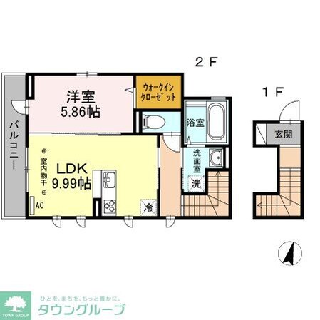 フローラの物件間取画像